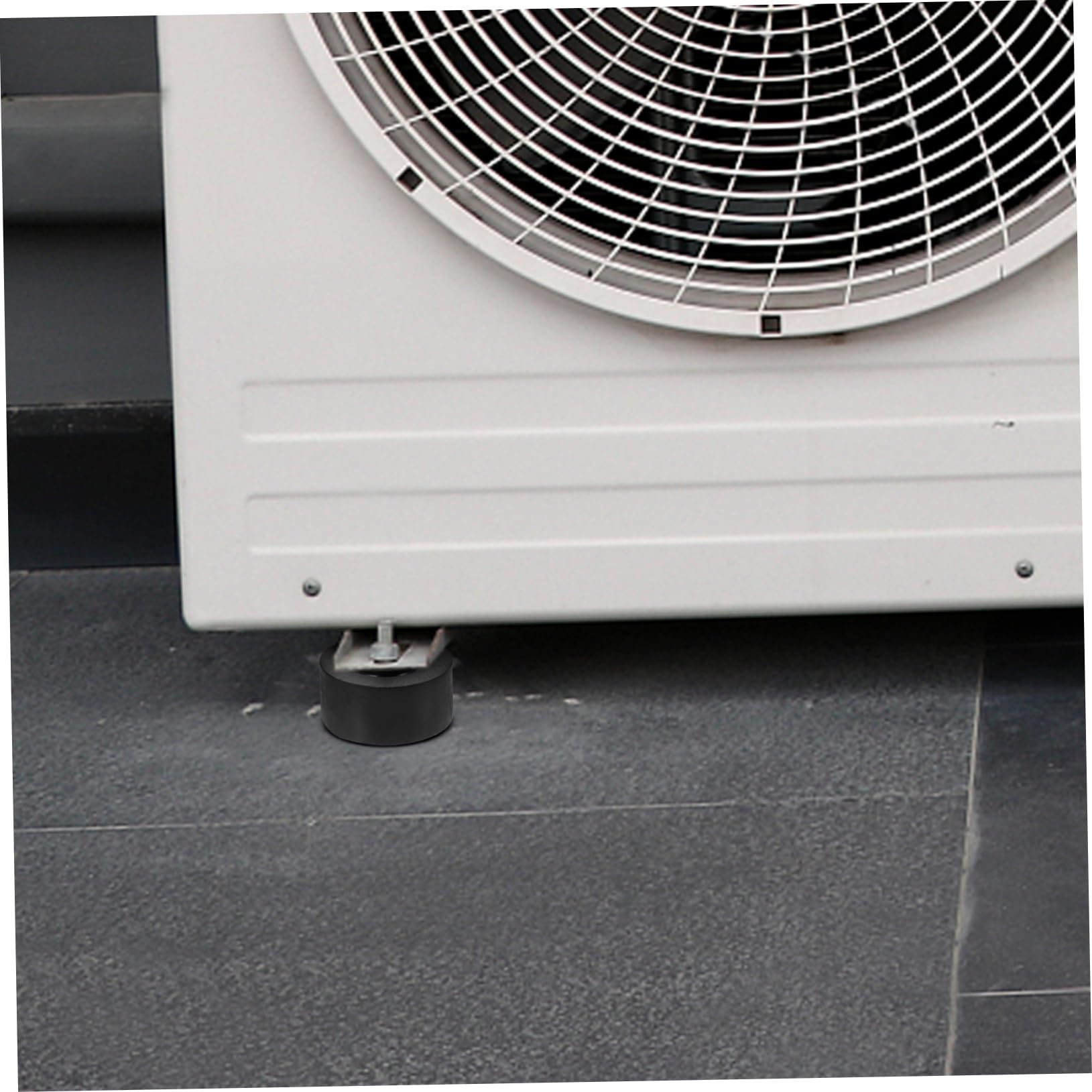 Operitacx Set 4pezzi Piedini per Climatizzatore in Gomma e Metallo Antivibranti Base Ammortizzante Antiscivolo per Condizionatore Esterno, per Balconi Atmosfera Estiva