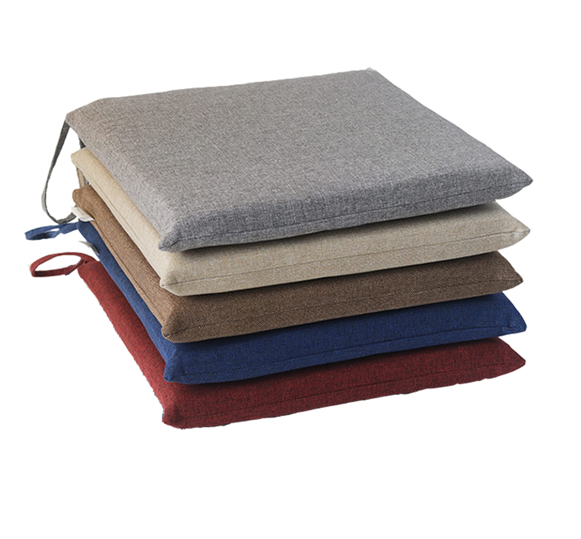 Set di 1/2/4) Cuscini per Sedie A Forma di U con Lacci, Cuscino De Sedile da Sala da Pranzo, Cuscino per Sedia da Cucina Antiscivolo/Cuscini per Sedili con Cerniera