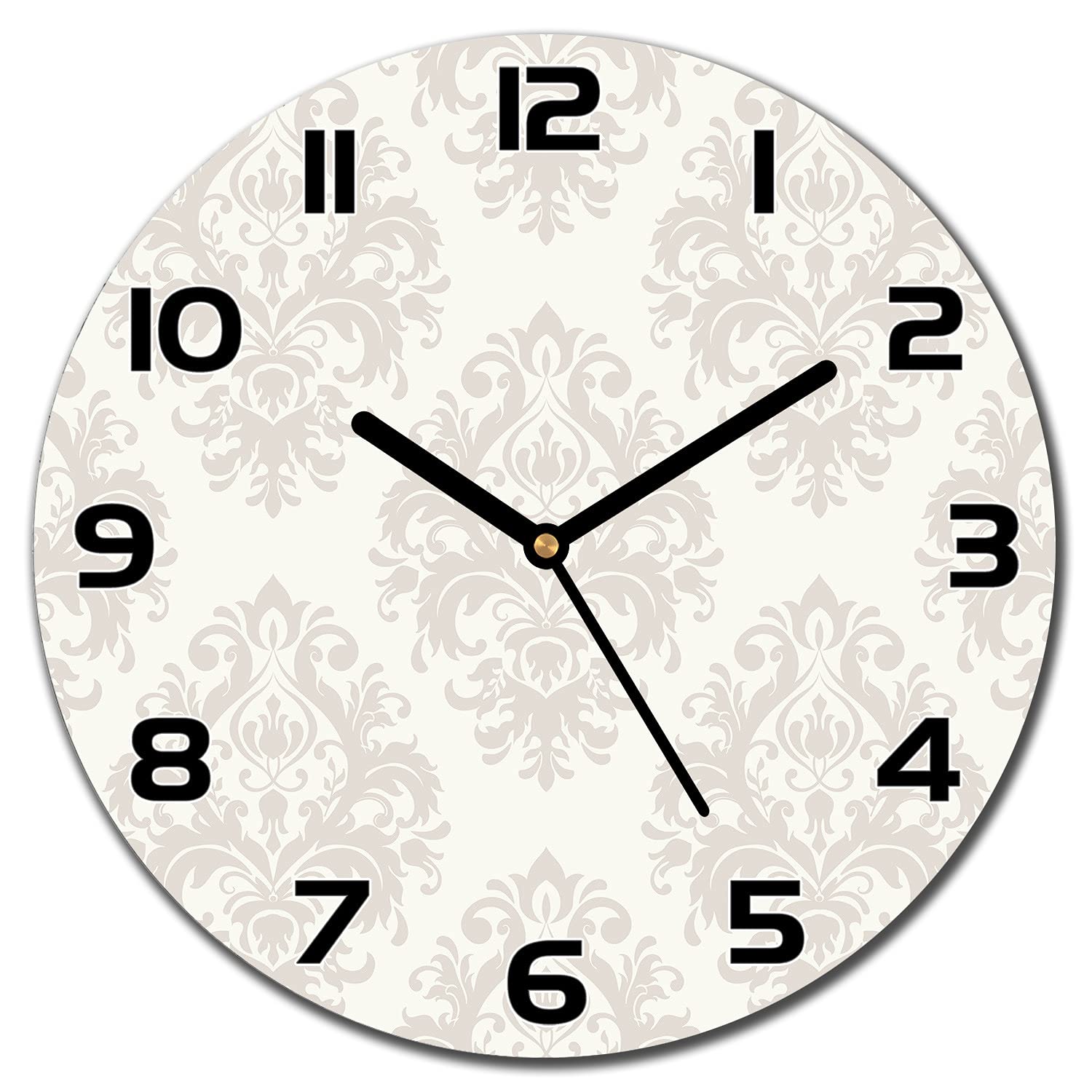 Horloge murale en verre Coloray 30 cm moderne pour remplacer un mur vide