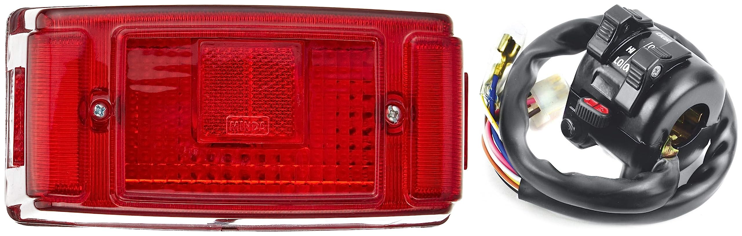 Uno Minda Sw-0714 Handle Bar Switch- Left Side - Kick Start for Yamaha-Rx-100 & UNO Minda TL-6115 Tail Light Assembly for Yamaha RX 100-image-14