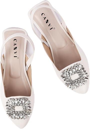 CANVI Stylish | Fancy | Comfortable Women's Ethnic Juti Flat Sandals for Women and Girl, Synthetic Leather Sequin Jutti Ca...
