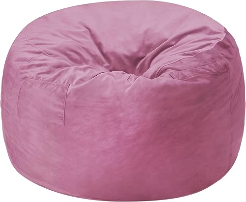 Miniatura 8 de Homguava - Sillón puff de 4 pies Sillón estilo puff grande de 4 pulgadas con relleno de espuma viscoelástica, sofá suave con funda de terciopelo