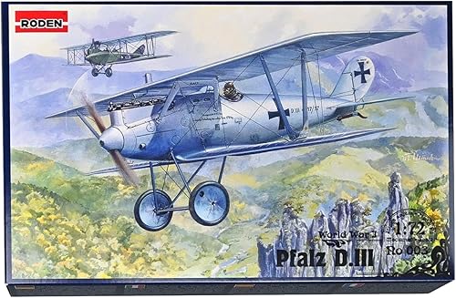 Roden Pfalz D. III Biplane alemán Fighter Modelo Kit Roden Pfalz D. III Biplane alemán Fighter Modelo Kit