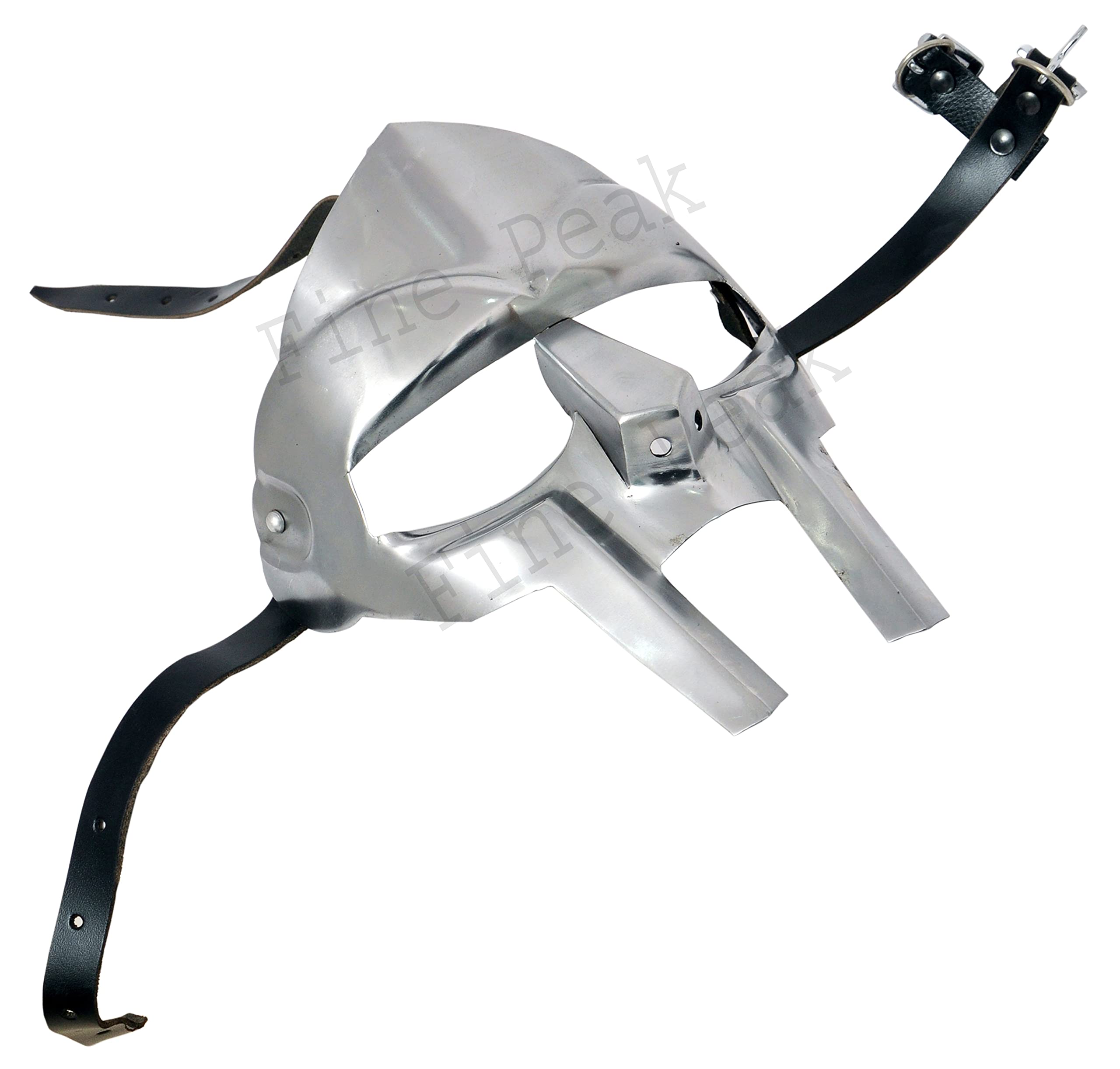 Mf Doom Mask Roman Gladiator Helmet Face Mask MF Doom Medieval Viking MASK Roman Gladiator Helmet Face Mask MF Doom Viking MASK Silver