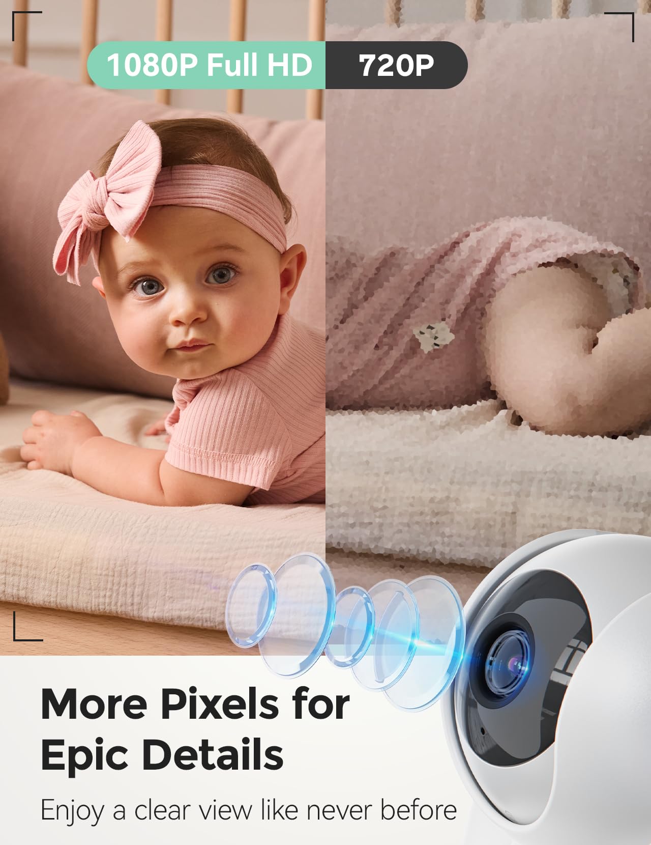 【プロモ】DeadorAlive come  WITH ME BABY Amazon.com: Momcozy Baby Monitor BM03 Add-On Camera Unit, Full
