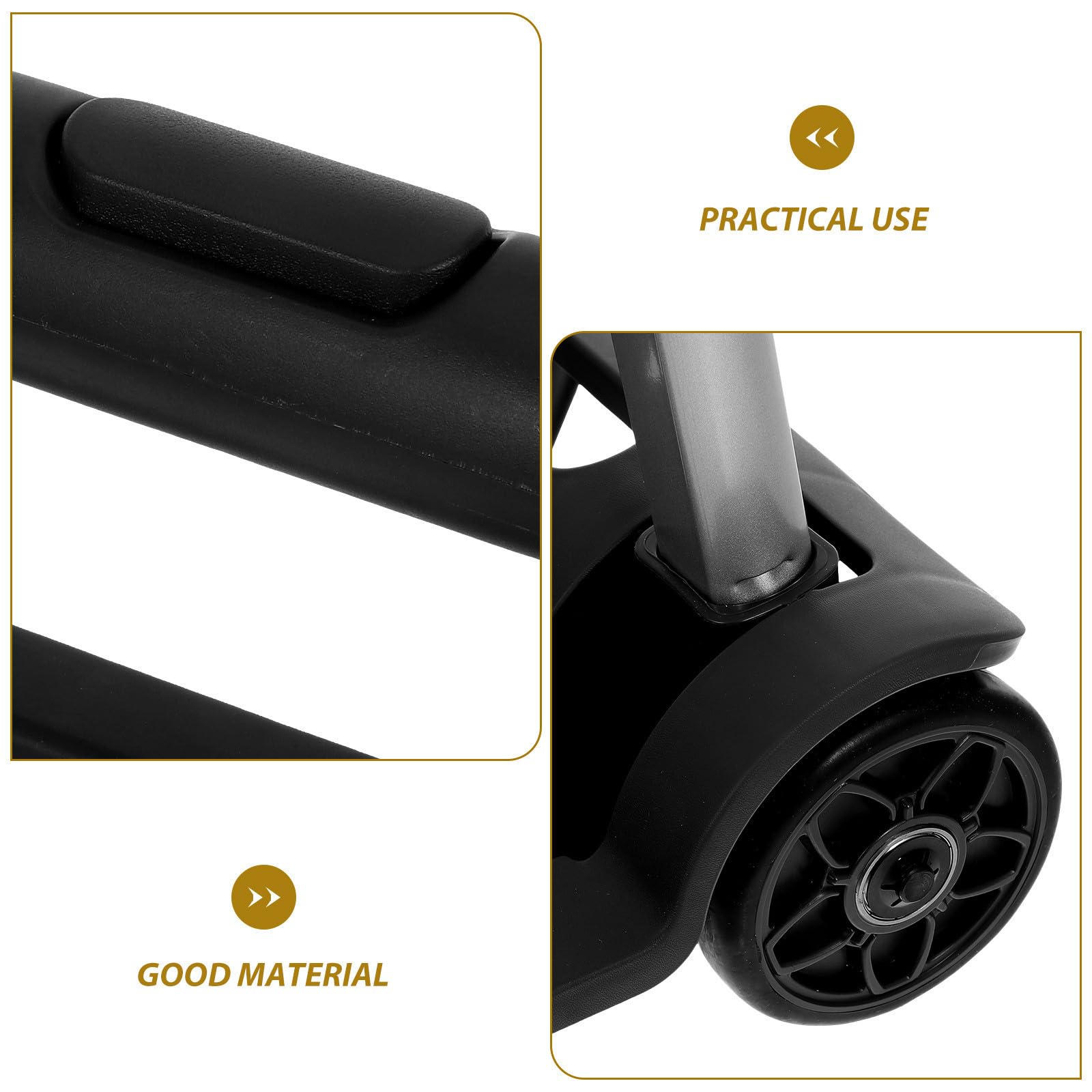 Carrito Plegable de Alta Resistencia con Ruedas Giratorias para Equipaje