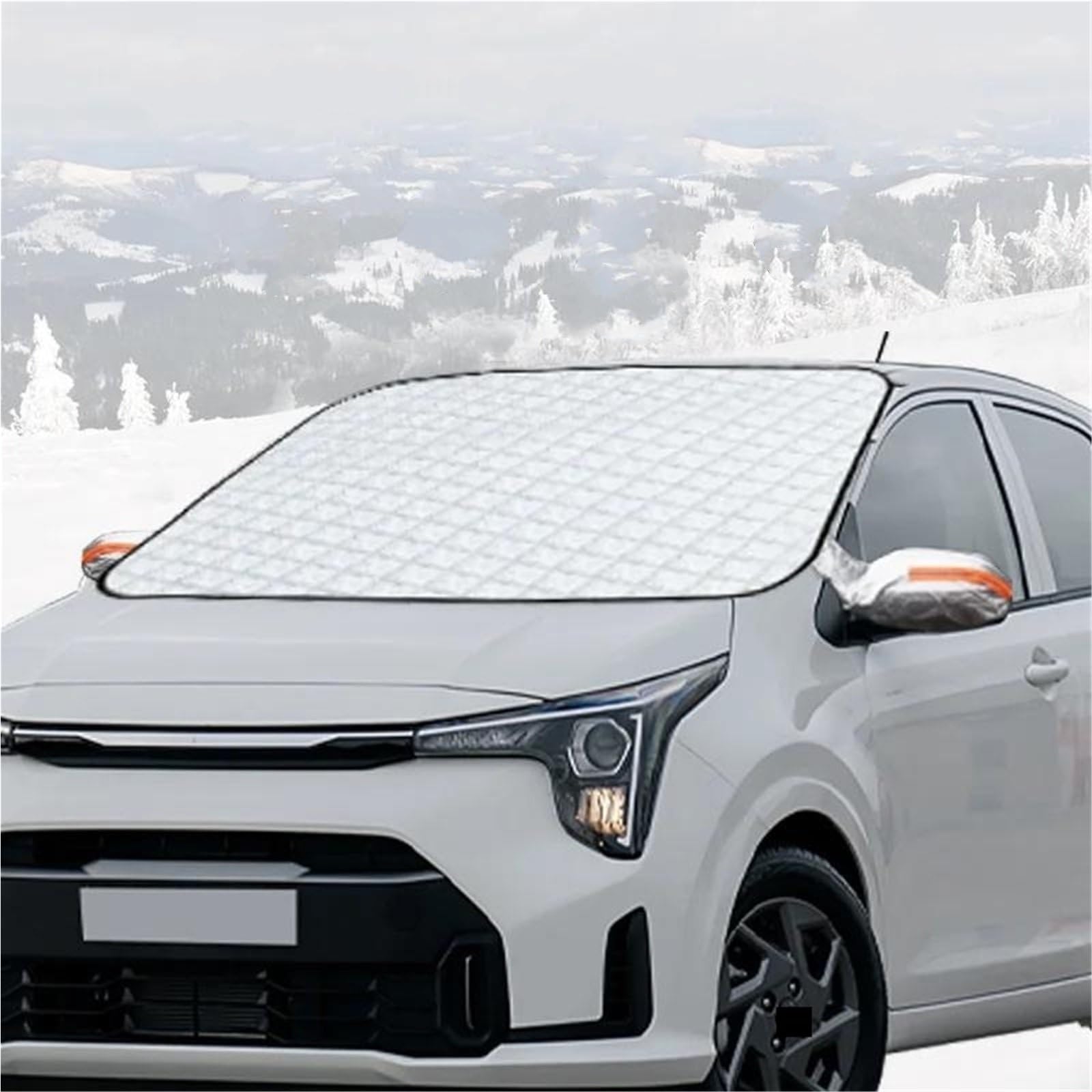 Copertura Parabrezza Inverno per KIA per Picanto Parabrezza per Auto Copertura Antineve per Neve E Ghiaccio