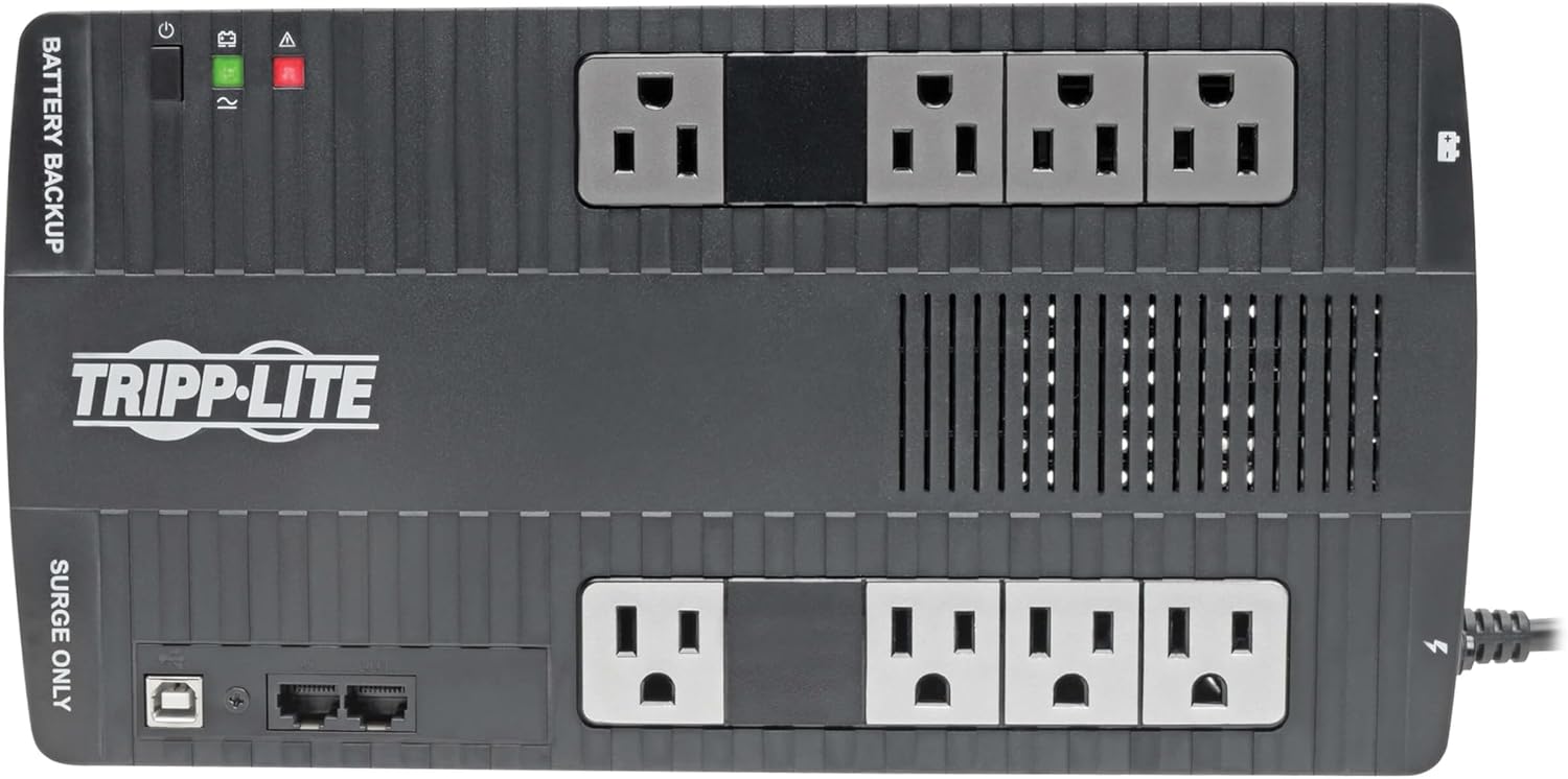 Tripp Lite AVR700U UPS top-down view آئوٽليٽس جو
