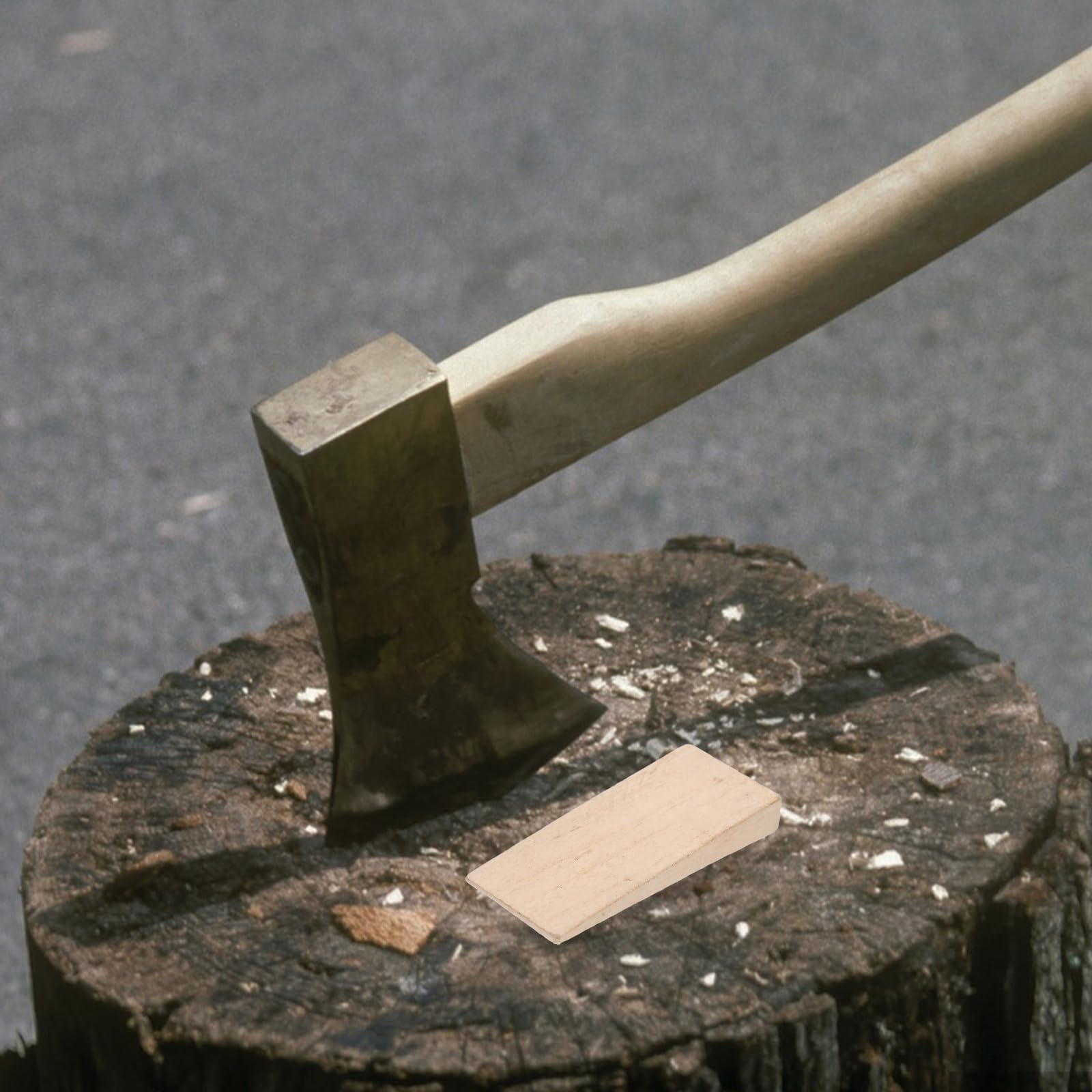 Kit 10 Cunei di Legno per Manici Zappe e Martelli Spessore 1,3 CM Accessori di Ricambio per Manutenzione Utensili da Giardino