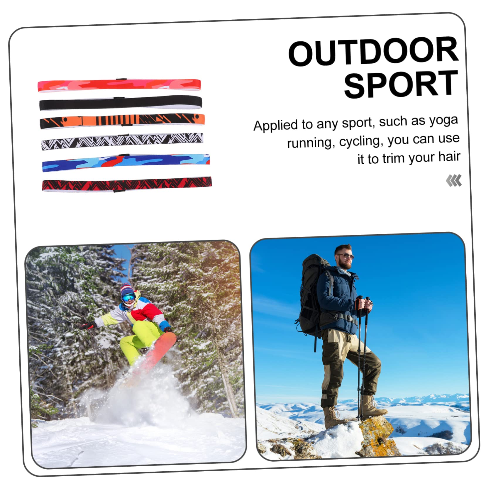 30 Piezas Banda Deportiva Deportiva Diadema Absorbente De Sudor Diadema De Ejercicio Diadema De Yoga Banda para El Cabello para Correr Banda para El Cabello Deportiva Banda para