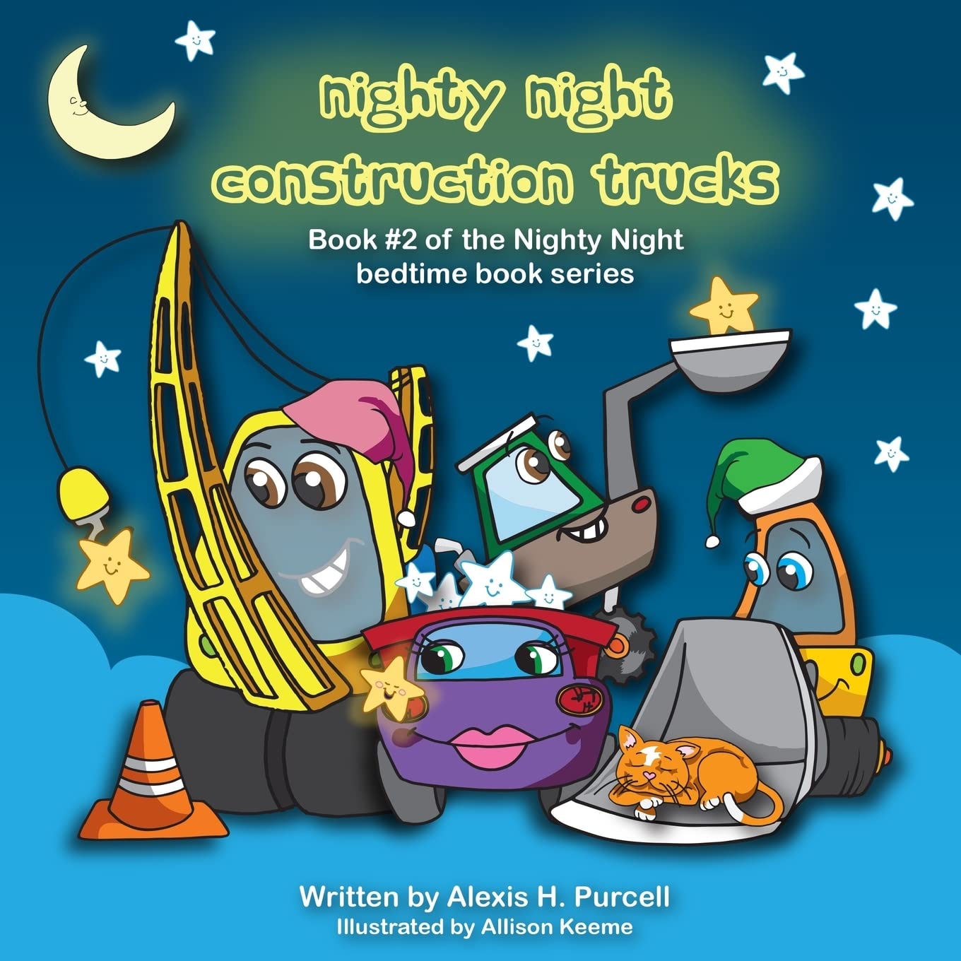 Nighty Night Construction Trucks: Volume 2 (Nighty Night Bedtime Books Series)