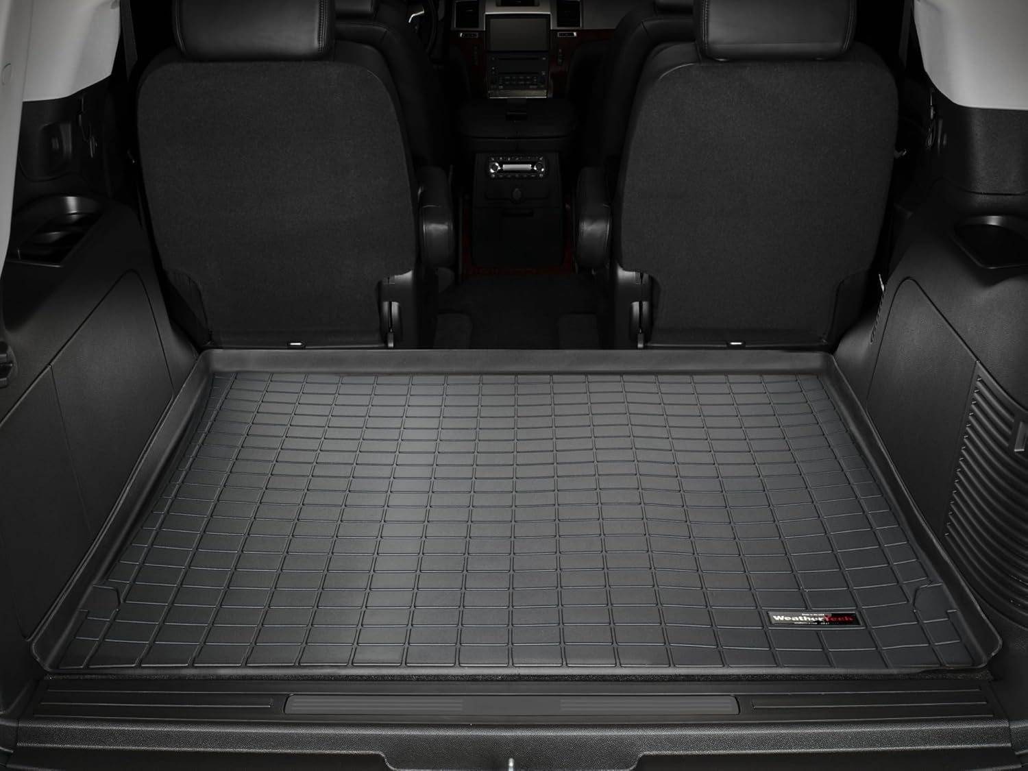 WeatherTech Cargo Trunk Liner for Chevrolet Tahoe, Yukon Behind 2nd Row (40307), Black