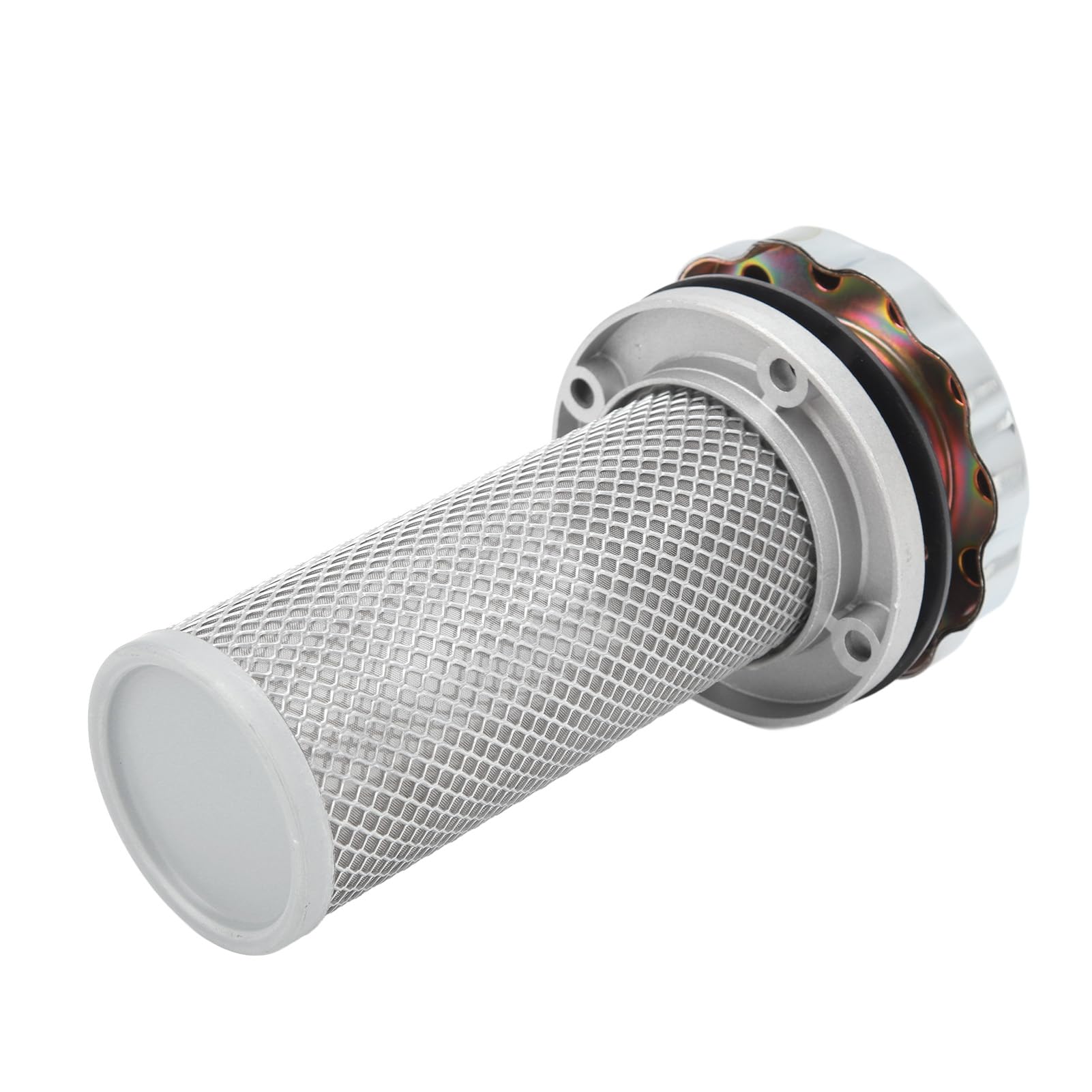 Reniflard hydraulique en acier inoxydable pour réservoirs de fioul avec tamis fin – Filtre à air amovible avec 4 vis pour industries métallurgiques, pétrolières et chimiques –