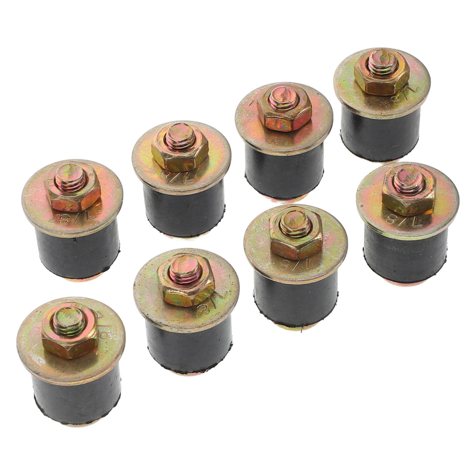 Unomor Engine Plug Expansion 8 Pack 7/8 Size Neoprene for Automotive and Industrial Pressure Testing