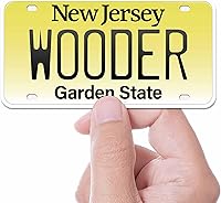 Vista 1 de Wooder NJ - Adhesivo para placa de matrícula, divertidas calcomanías de Nueva Jersey, calcomanía de Filadelfia para Hydroflask, laptop, termo