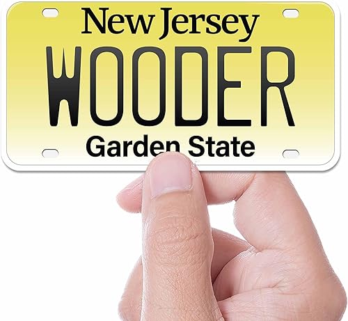 Wooder NJ - Adhesivo para placa de matrícula, divertidas calcomanías de Nueva Jersey, calcomanía de Filadelfia para Hydroflask, laptop, termo -