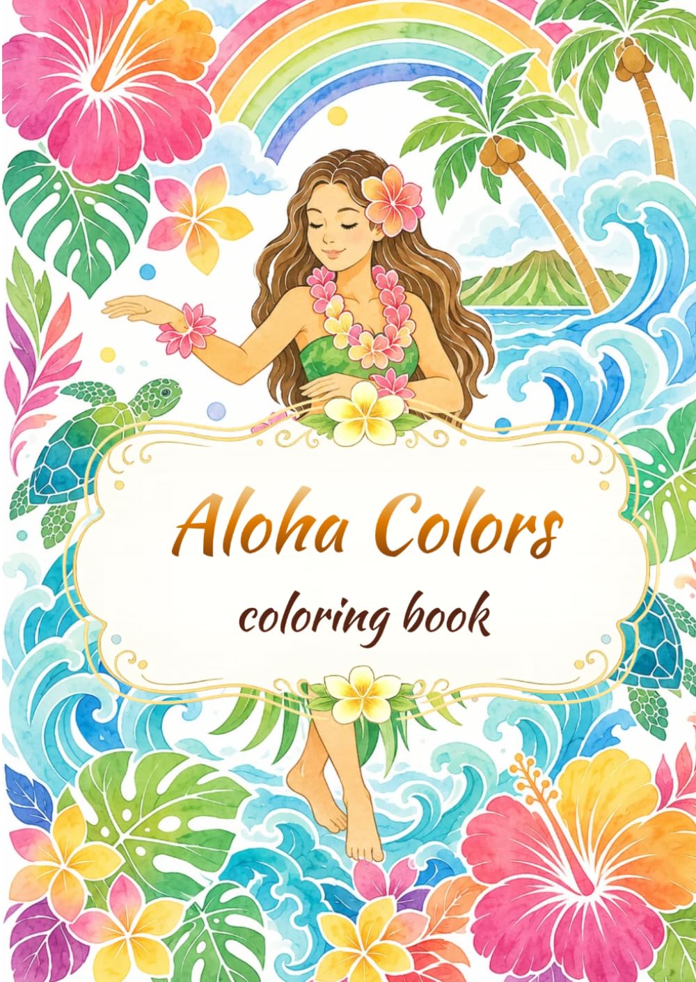 Aloha Colors: Coloring Book