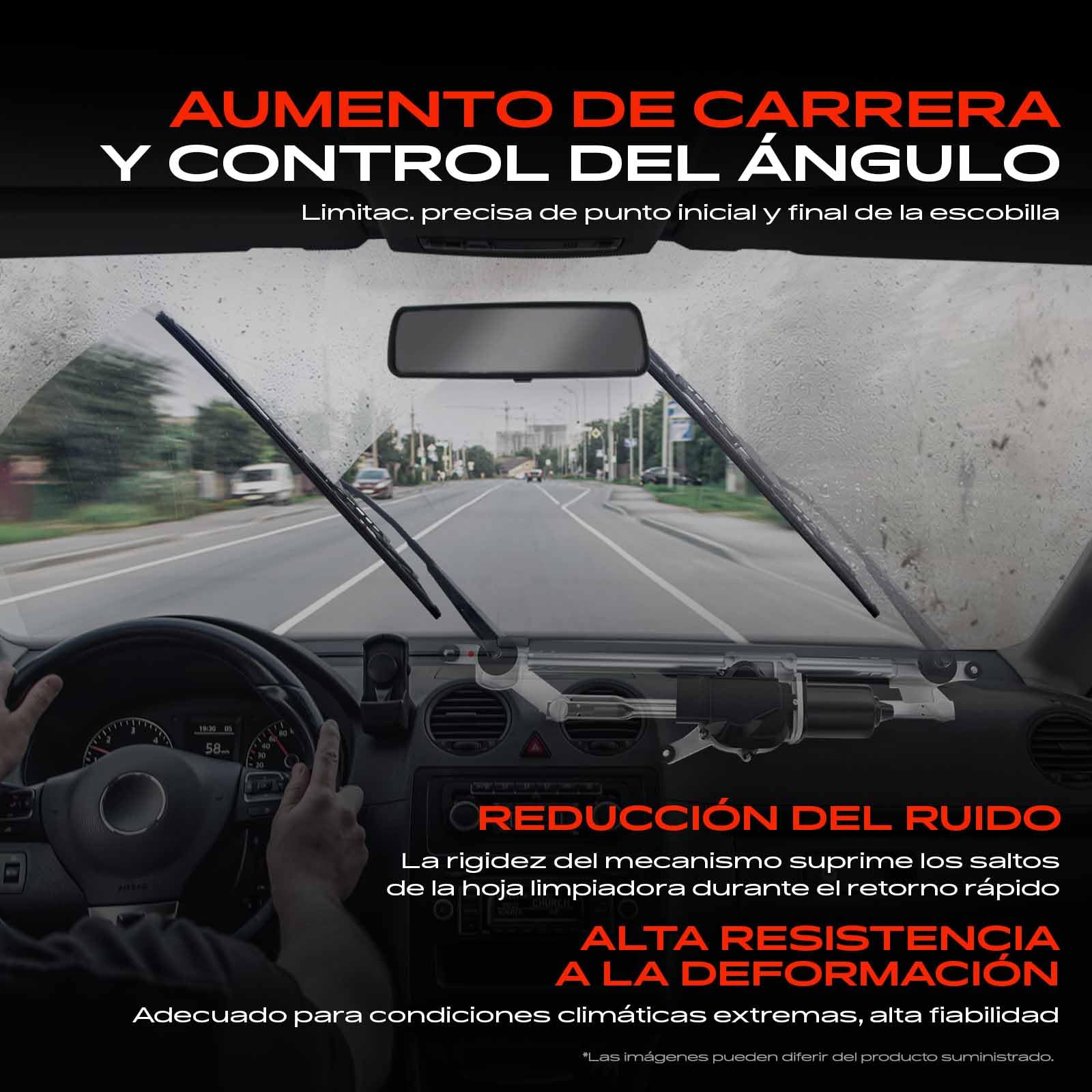 Frankberg Varillaje del limpiaparabrisas Motor del limpiaparabrisas Delantero Compatible con Ducato Furgoneta 250 Ducato Bus 250 Boxer Bus Jumper Bus Ducato Plataforma/Chasis 250 1363338080