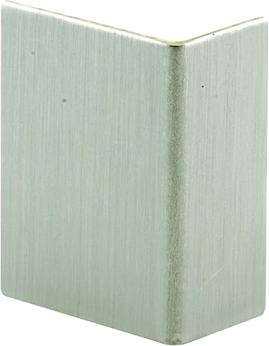 Prime-Line MP4215 - Protector de borde de puerta, 1-516 pulgadas x 1-18 pulgadas, construcción de latón macizo (paquete de 5)