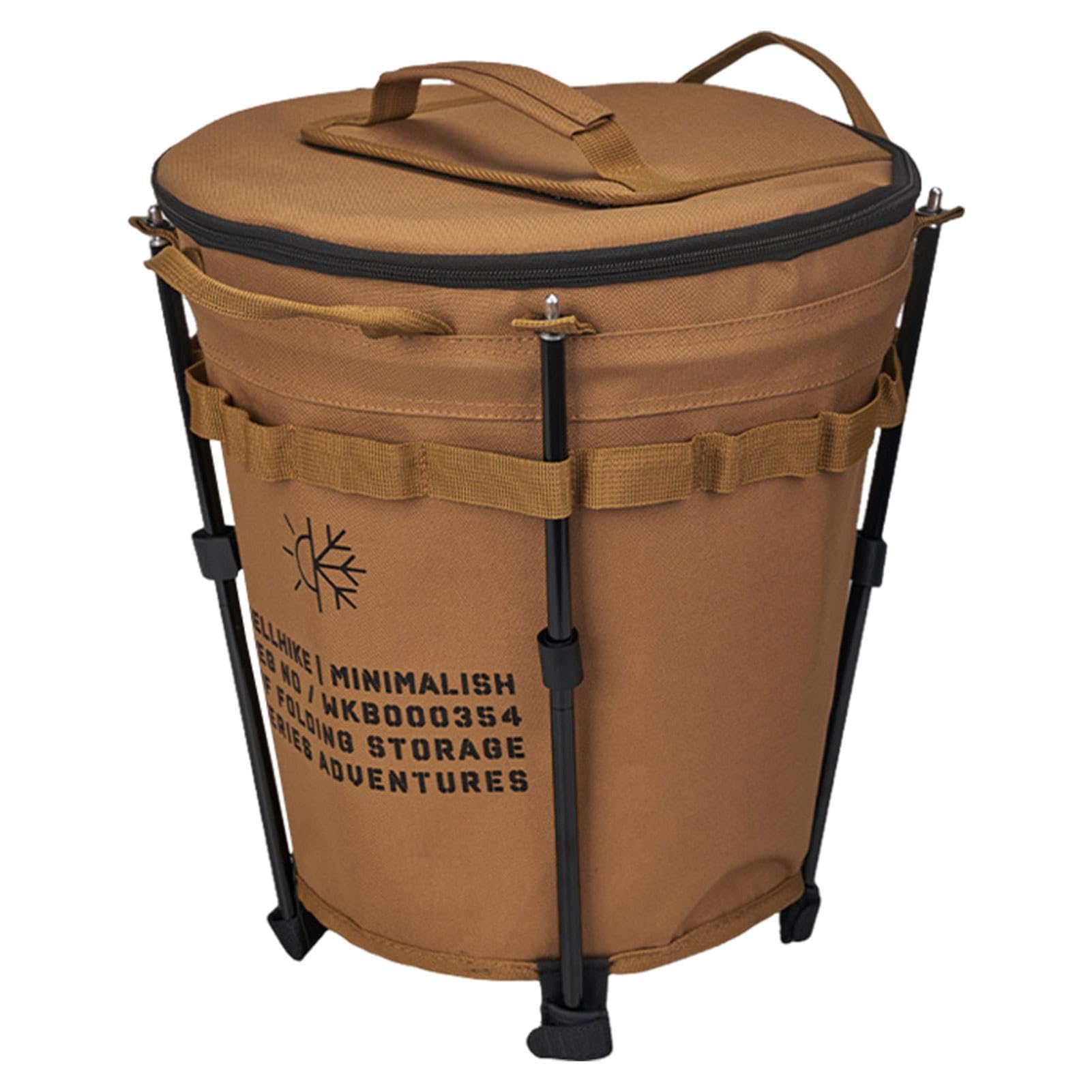 Seau à glace pliable 20L étanche pour le camping et la voiture