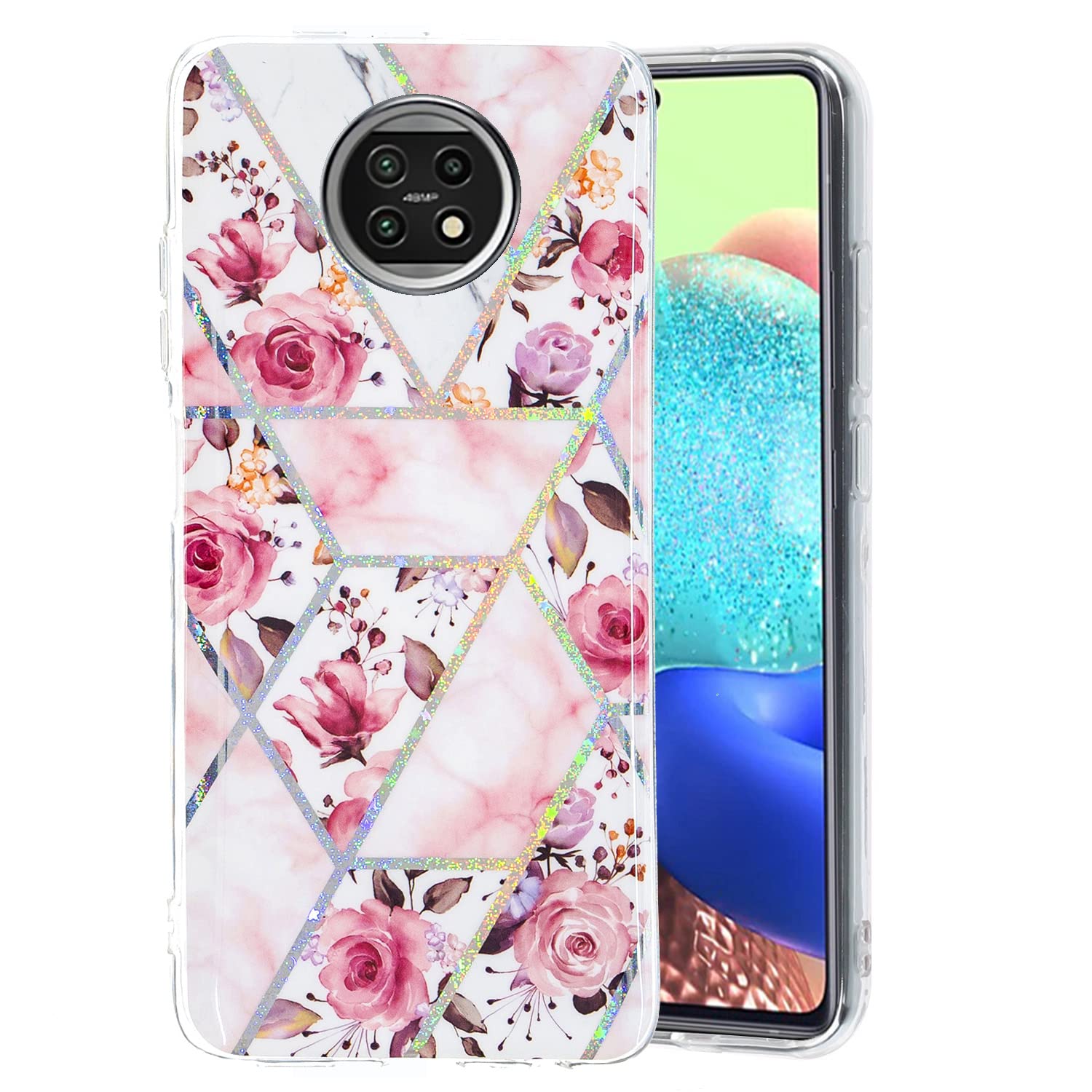 Custodia in silicone trasparente per Xiaomi Redmi Note 10 9