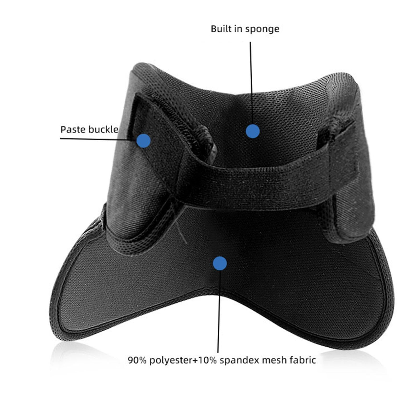 predolo Protège-Cou de Hockey Ajustable, équipement de Protection pour Le Cou sur la Glace.