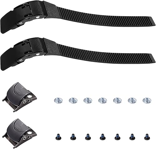 BESPORTBLE Juego de 2 patines con correa de repuesto para patines en línea, correa de energía, zapatos de patinaje ajustables, accesorios para