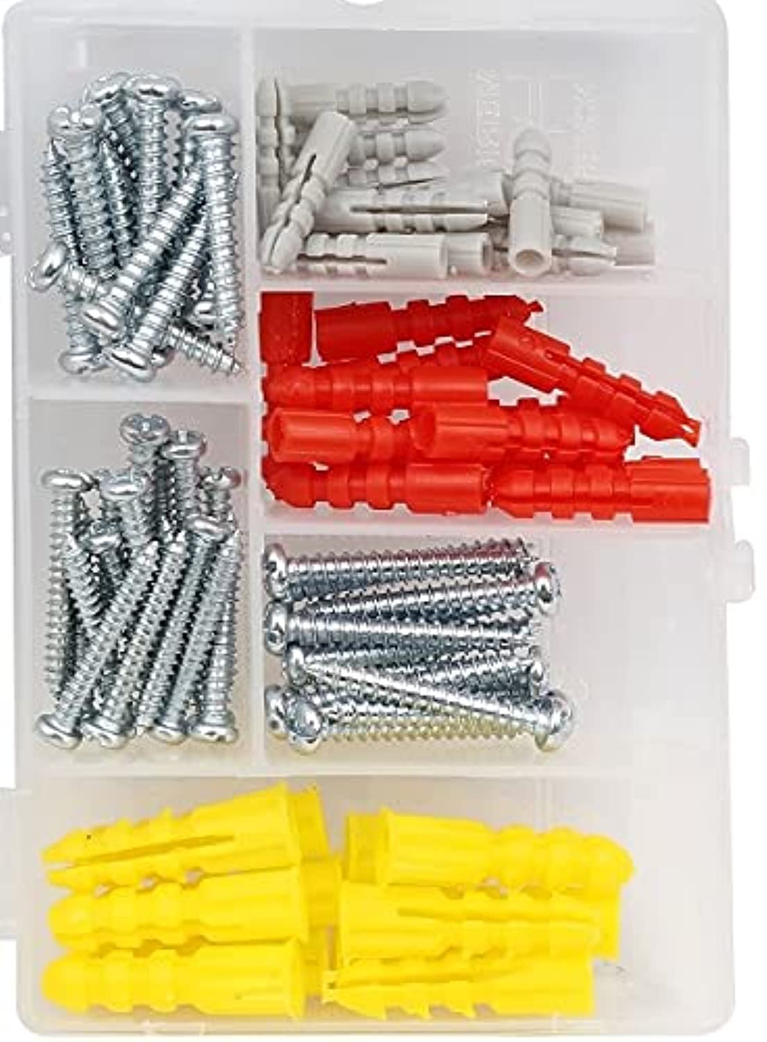Terminator Screw and Plug Wood Works Anchor Assortment Kit, 82 Pieces
