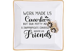 Coworkers Gifts, Work Made Us Coworkers, Friends Jewelry Dish