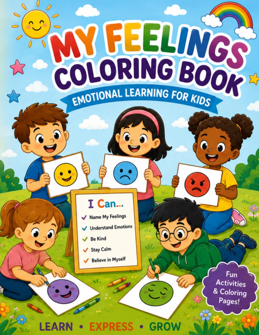 My Feelings Coloring Book: Emotional Learning for Kids