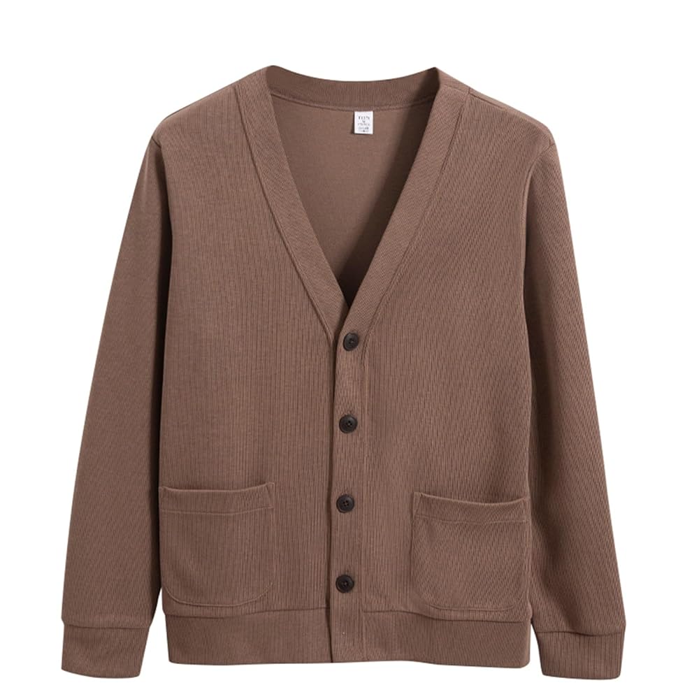 Herren Strickjacke Mit Reißverschluss - Rippenstrick Cardigan Für Trachten & Freizeit