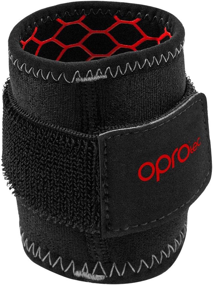 OPROtec Wrist Band - Adjustable Neoprene Compression Strap for Joint Pain, Arthritis, Sprains and Instability