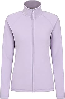 Mountain Warehouse Raso Womens Fleece - Soft Touch Ladies Sweater Top with Full Zip, Microfleece - Best for Daily Use, Outdoors & Travelling