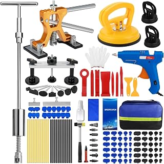 Dent Puller Remover Kit for Car, Professional Paintless Dent Removal Tools Kits, Hail Dent Suction Pullers for Auto Body SUV Damage DIY Repair