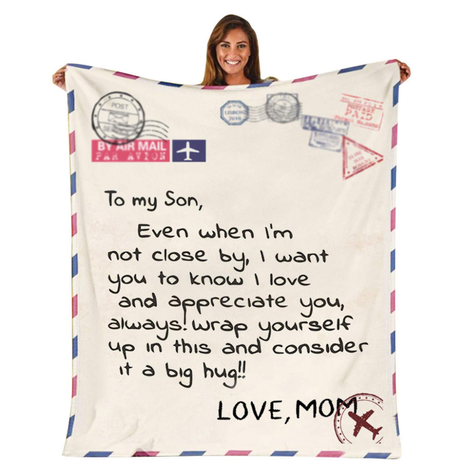 Couverture de flanelle lettre explosive FACAI le cadeau créatif idéal
