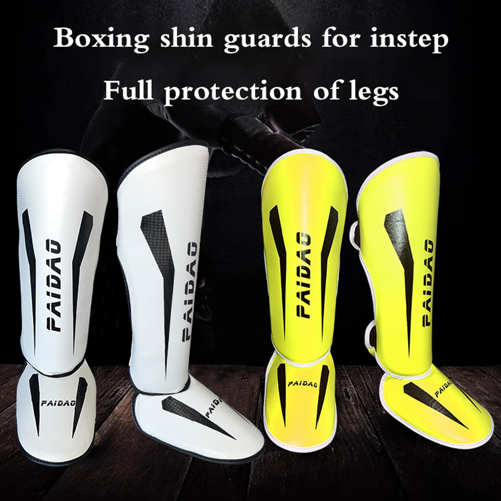 Parastinchi da Boxe,Paratibie Kick Boxing,Piedi Protezione Shin Guard,Pugilato Paratibie,Paratibia Kick Boxing Muay Thai,Ammortizzanti,Antiscivolo,per Arti Marziali,Karate,Taekwondo