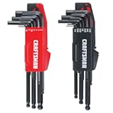 CRAFTSMAN Hex Key Allen Wrench Set with Ball-End&comma; SAE&sol;MM&comma; 20 Piece &lpar;CMHT26020&rpar;