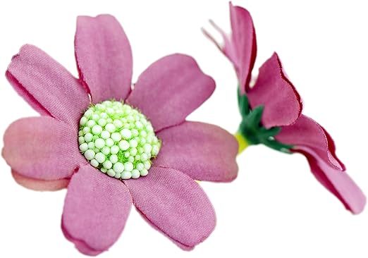 Amazon Fiveseasonstuff 100個 モーブ コスモス 花頭 造花 菊 花のみ 秋桜 きく 装飾 4 5cm 造花 オンライン通販