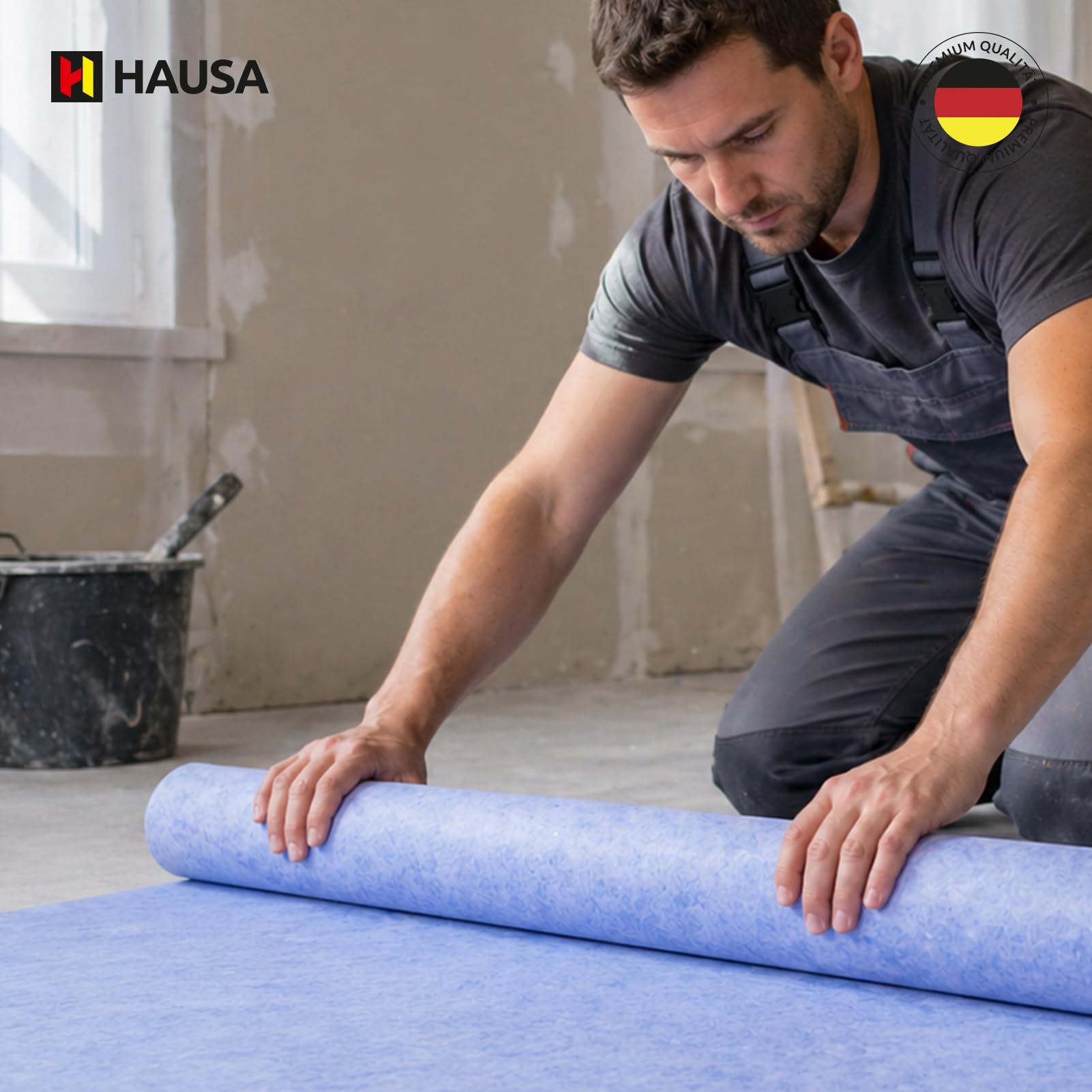Hausa Sigillatura Pro3 10 m2, impermeabile, resistente al gelo, ideale per bagni e cucine, adatto per riscaldamento a pavimento