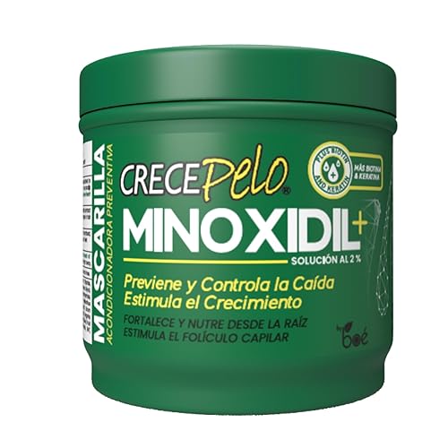 Miniatura 7 de Crece Pelo Super Kit Plus para el crecimiento del cabello - Juego de 4 piezas con minoxidil 2% y 5% - Tratamiento contra la caída del cabello -
