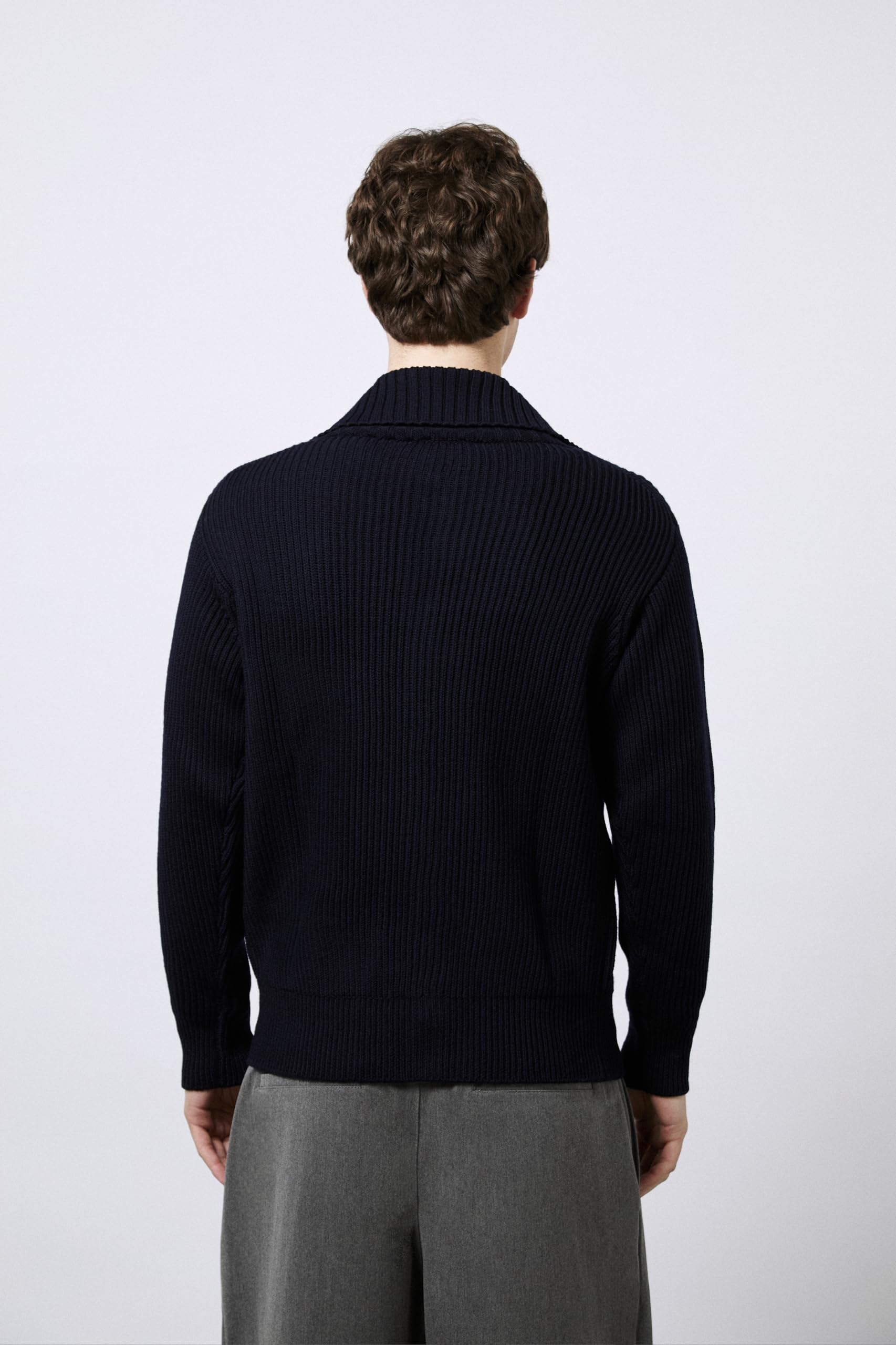 Diana Studio – geknöpfte Jacke aus Merinowolle, Herren, Lange Ärmel, lässige Passform