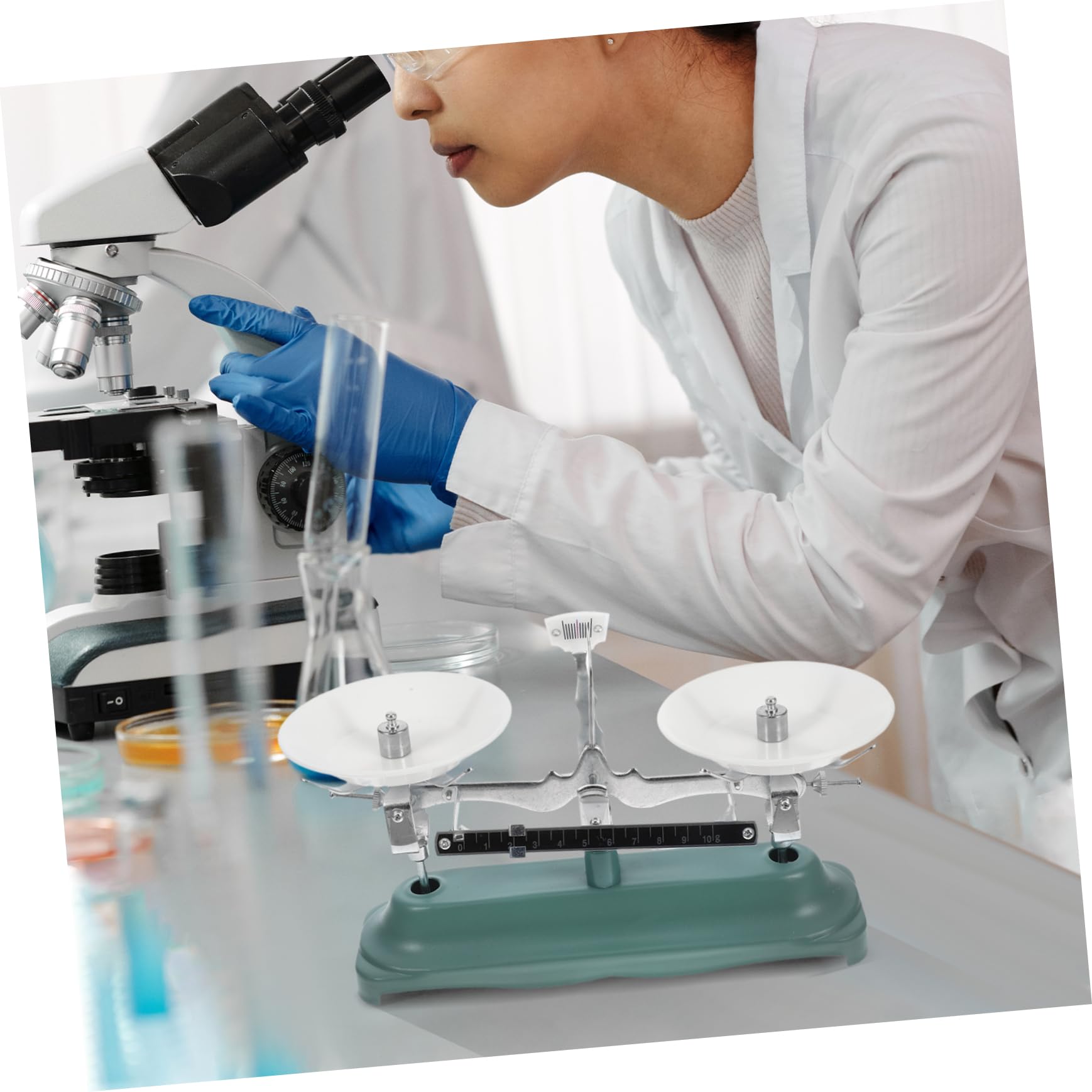 1 Juego Balancín de Paleta para Experimentos Científicos de Medición Precisa para Enseñanza y Práctica Balance
