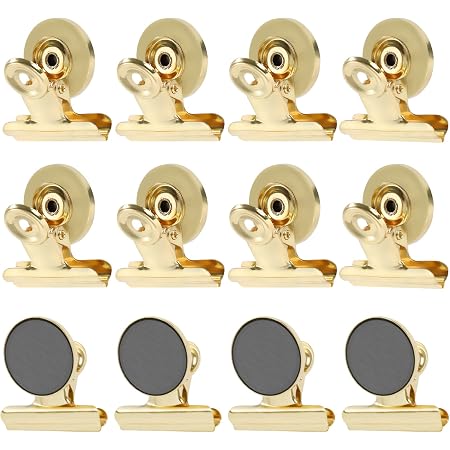 Heavy Duty Magnetic Clips - 24 Pack Strong Fridge Magnets With Anti-Scratch Pad For Whiteboard, Office, Kitchen - View #11