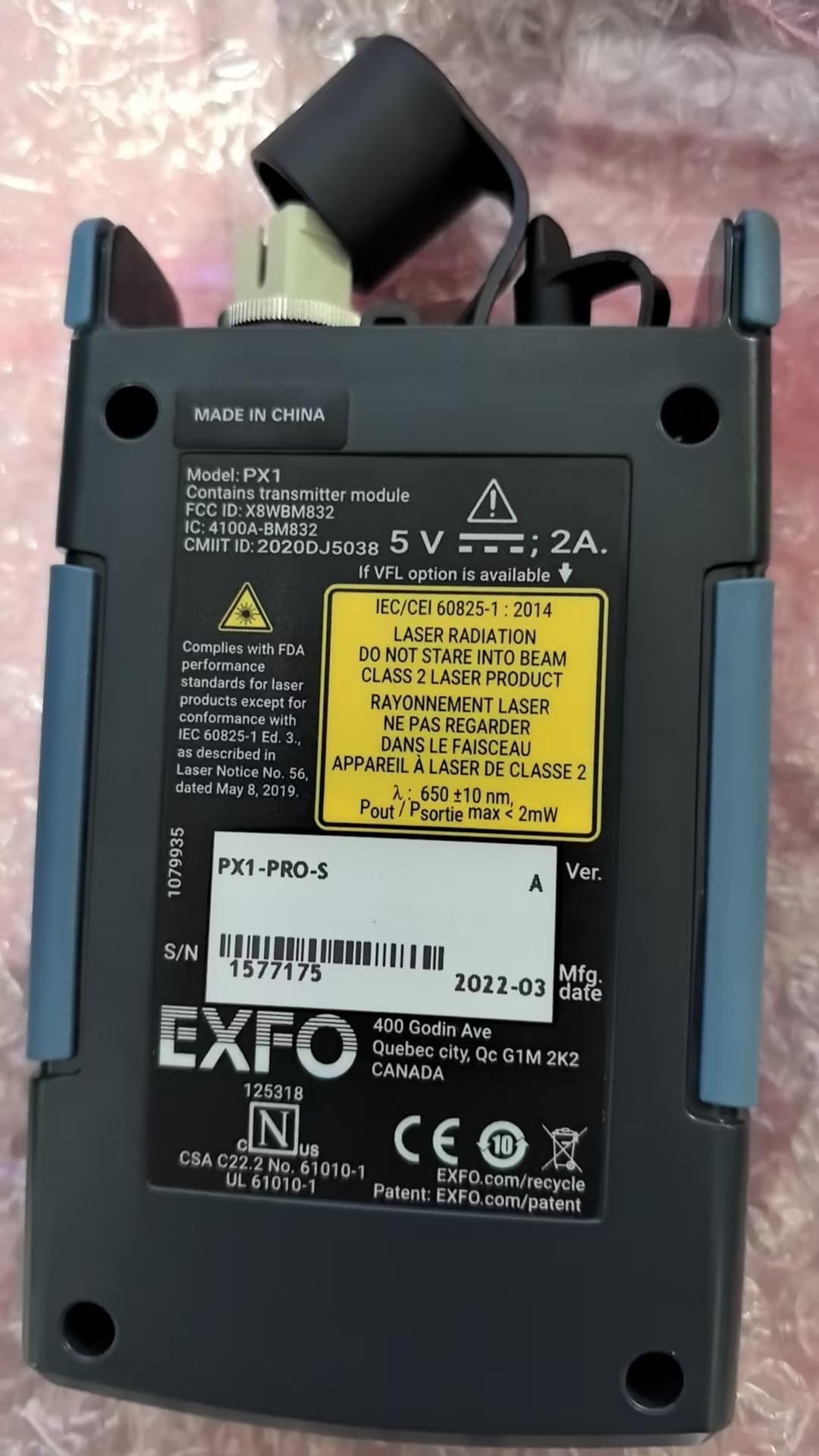 EXFO PX1-PRO-S Optical Power Expert Power Meter: Amazon.com