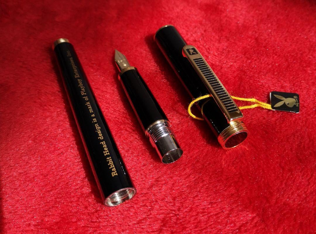 万年筆 PLAYBOY 14金 新品 希少 PLATINUMコラボ 箱インク付 Amazon.co.jp: 万年筆 PLAYBOY 14金 PLATINUMコラボ 箱インク付