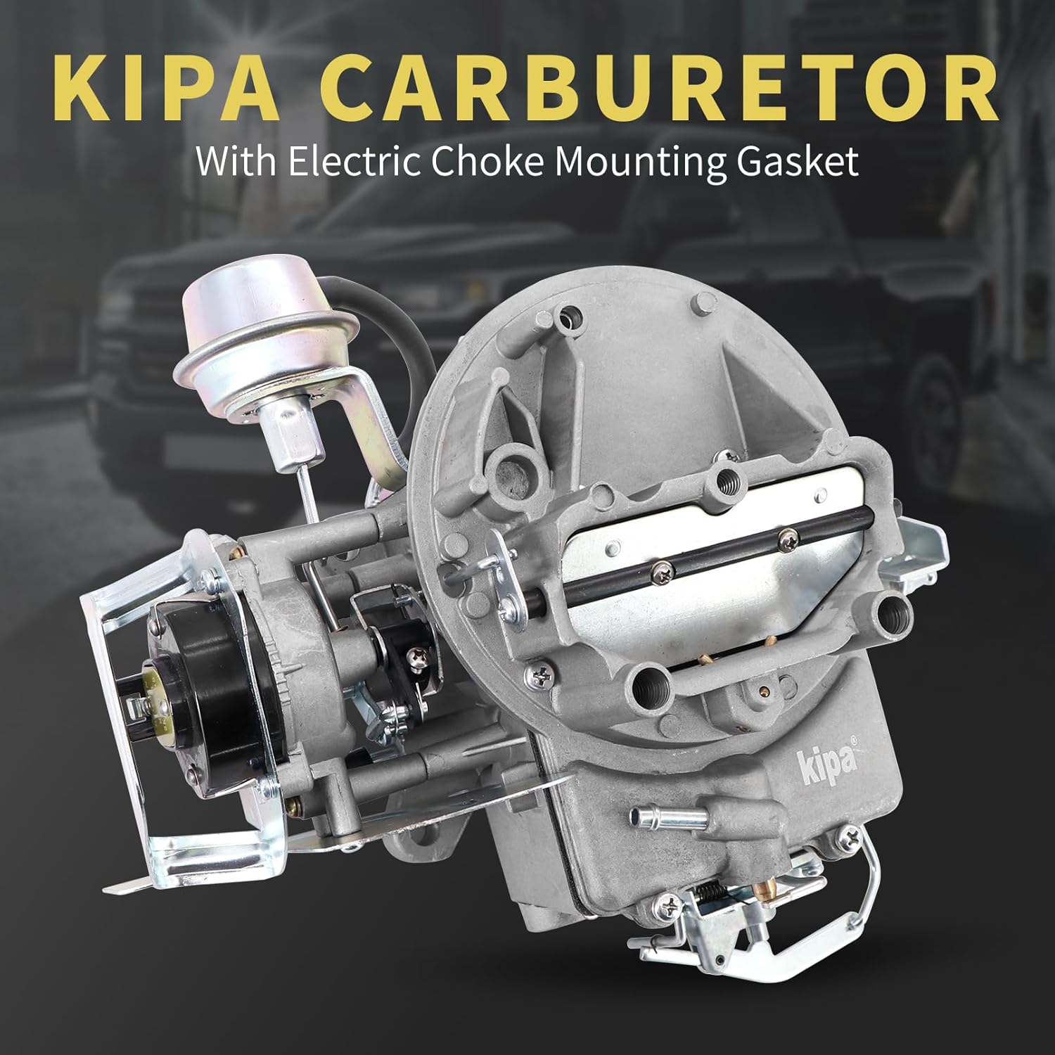 KIPA 2 Barrel Carburetor 2100 2150 A800 Replace For Ford 289 302 351 F100 F250 F350 Jeep 360 Mustang Electric Choke