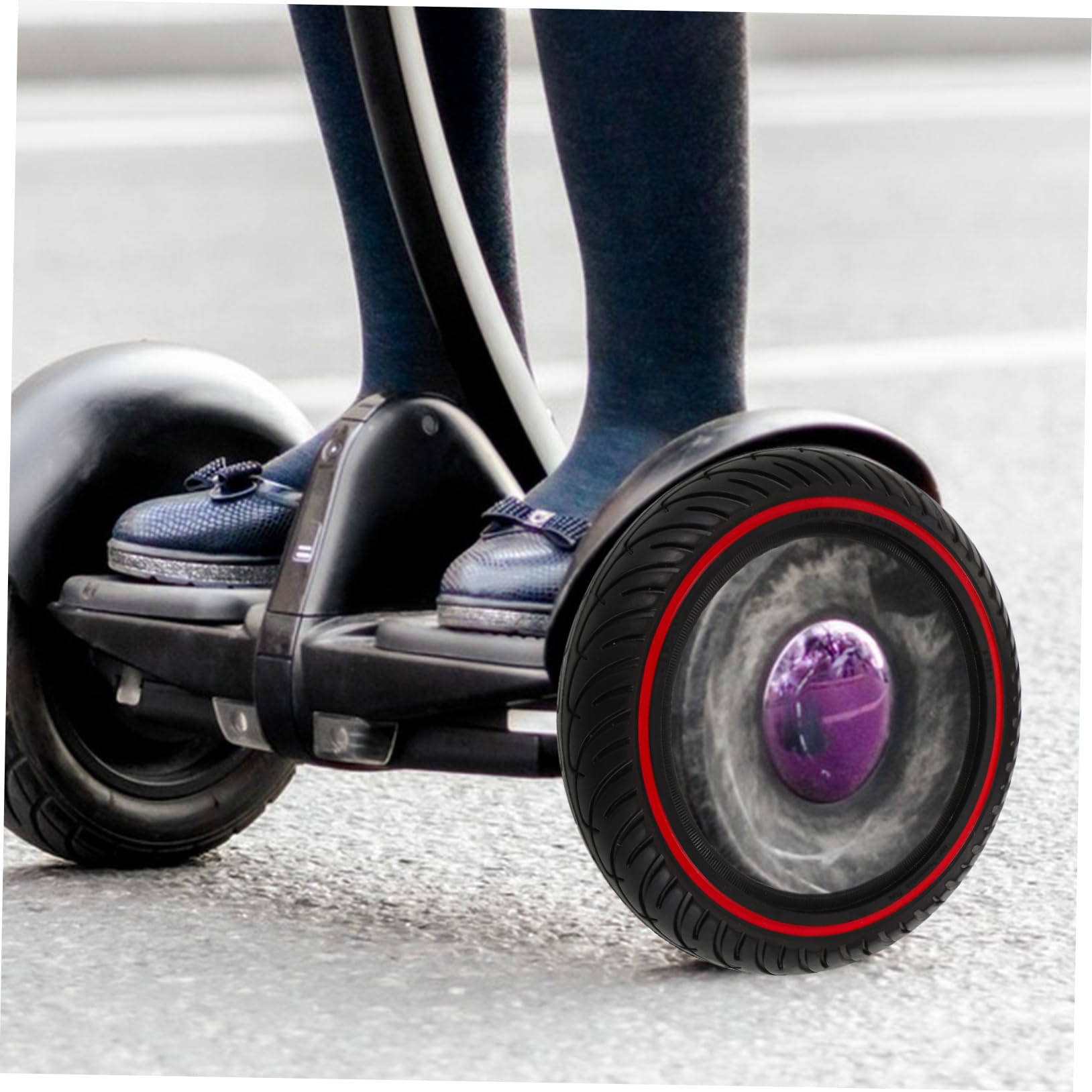 Roue de Remplacement pour Trottinette Électrique 8,5 Non Gonflable en Polyuréthane Accessoire Solide pour M365/Pro/1S pour Trottinettes Électriques en Milieu Urbain