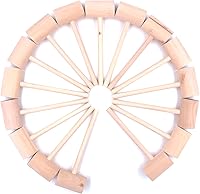 GP 16-Pack Wooden Crab Mallets, German Style 7.75" Straight Head - Durable Solid Wood for Crab Feasts & Lobster