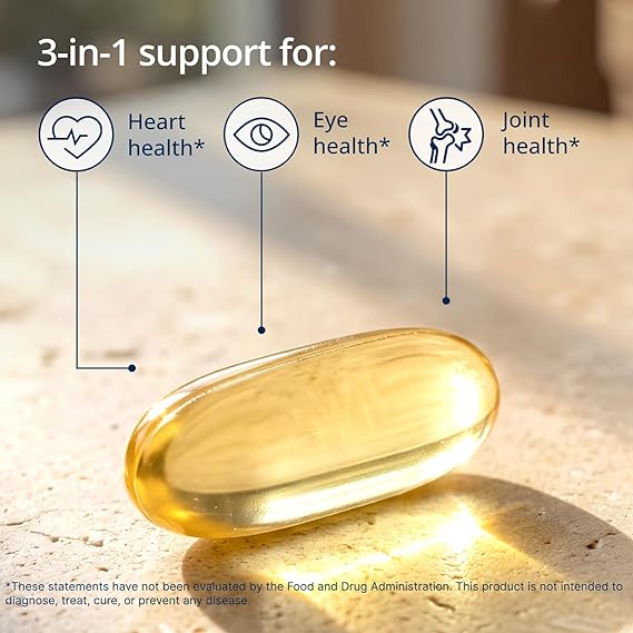 Metagenics OmegaGenics Fish Oil EPA-DHA 720 mg - High Potency Omega-3 Supplement* - Supports Heart, Joint, Brain & Immune Health* - Sustainably Sourced, Purity-Tested Fish Oil - 60 Softgels