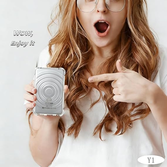 innioasis Y1 Mp3プレーヤーケース、滑り止めと耐傷性、軽量で柔軟で耐衝撃性のある保護カバークリア